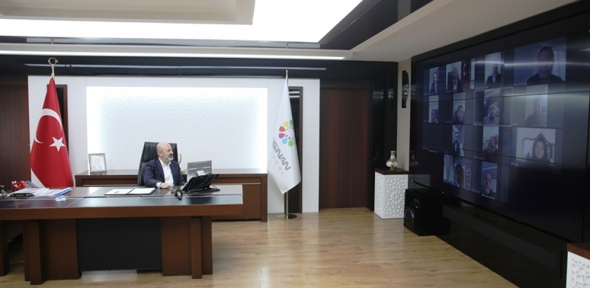 BAŞKAN ÇOLAKBAYRAKDAR, MECLİS ÜYELERİYLE TELEKONFERANS İLE BİR ARAYA GELDİ
