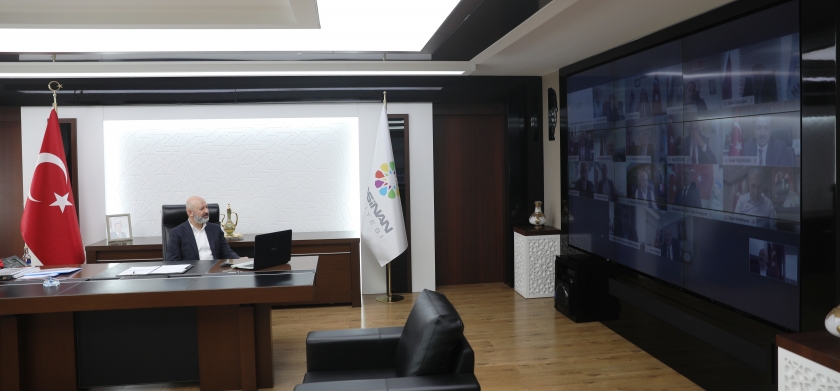 BAŞKAN ÇOLAKBAYRAKDAR, VİDEOKONFERANS YÖNTEMİYLE TOPLANTIYA KATILDI