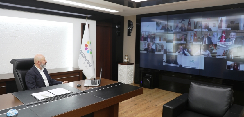 BAŞKAN ÇOLAKBAYRAKDAR, VİDEOKONFERANS YÖNTEMİYLE TOPLANTIYA KATILDI