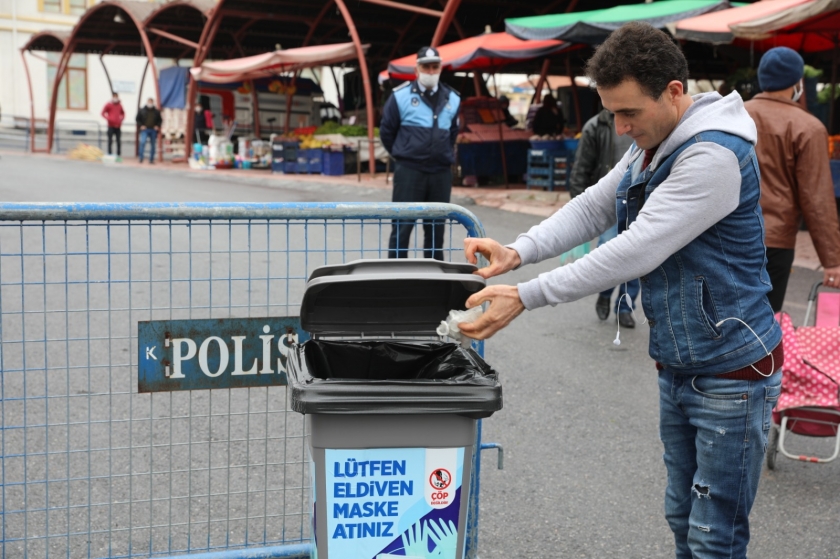 KOCASİNAN’IN PAZAR YERLERİNDE TÜM TEDBİRLER EN ÜST SEVİYEDE