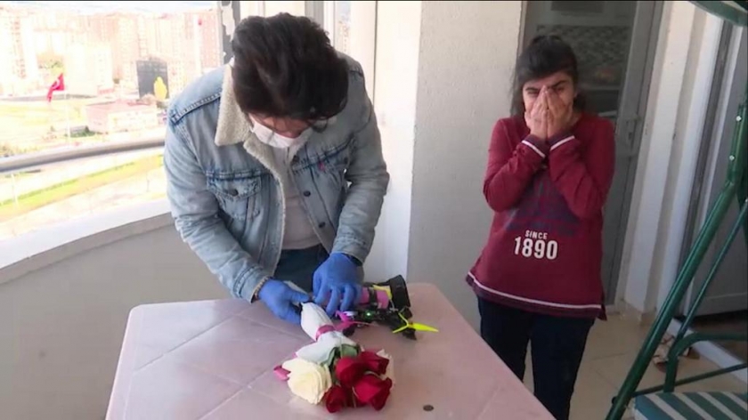GÖNÜLLERİN BELEDİYESİ KOCASİNAN, KENDİ ÜRETTİĞİ DRONE İLE YÜREKLERE DOKUNDU