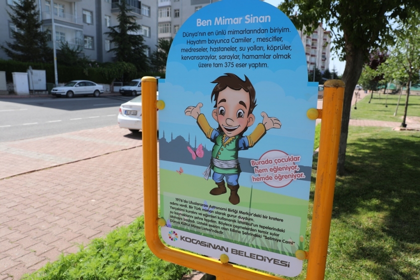 KOCASİNAN’DAN PARKLARA EĞLENDİRİCİ VE ÖĞRETİCİ DOKUNUŞ