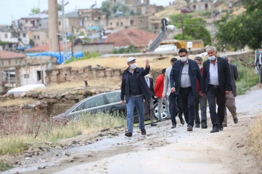 BAŞKAN ÇOLAKBAYRAKDAR, ŞİDDETLİ YAĞIŞIN ARDINDAN İNCELEMELERDE BULUNDU