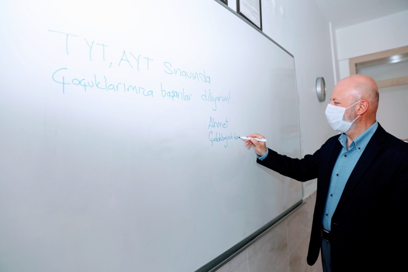 KOCASİNAN’DA YKS İÇİN DEZENFEKTE SEFERBERLİĞİ