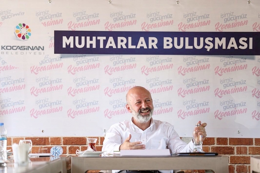 BAŞKAN ÇOLAKBAYRAKDAR, MUHTARLARLA BİRARADA