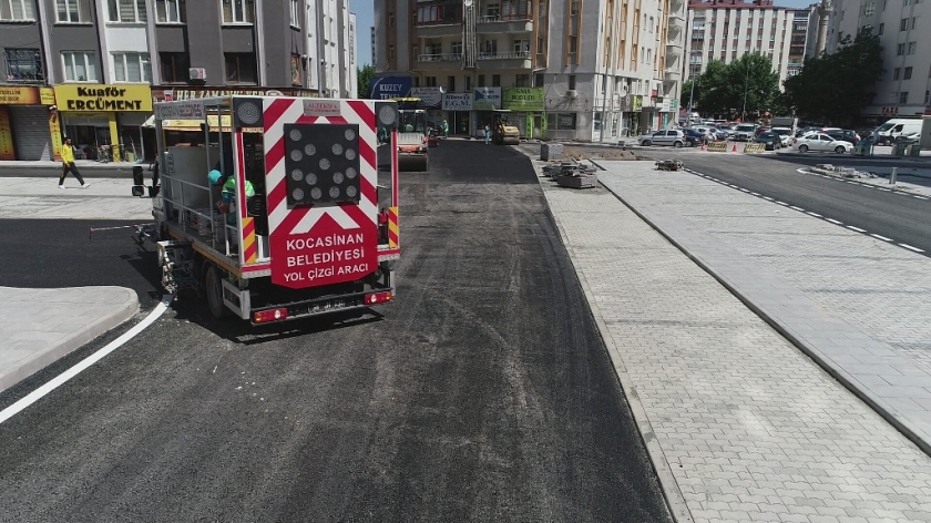 KOCASİNAN’DA ALT VE ÜST YAPI BİRER BİRER TAMAMLANIYOR
