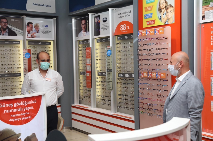 KOCASİNAN’DA KORONAVİRÜS DENETİMİ DEVAM EDİYOR