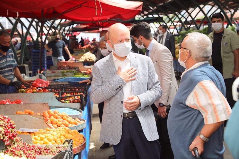 KOCASİNAN’DA KORONAVİRÜS DENETİMİ DEVAM EDİYOR