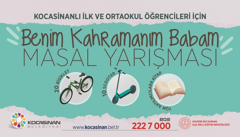 KOCASİNAN BELEDİYESİ ÇOCUKLARI VE GENÇLERİ ÖDÜLLENDİRİYOR