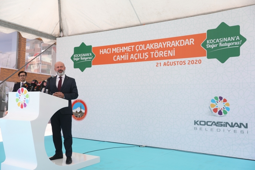 KOCASİNAN’DA HACI MEHMET ÇOLAKBAYRAKDAR CAMİİ İBADETE AÇILDI