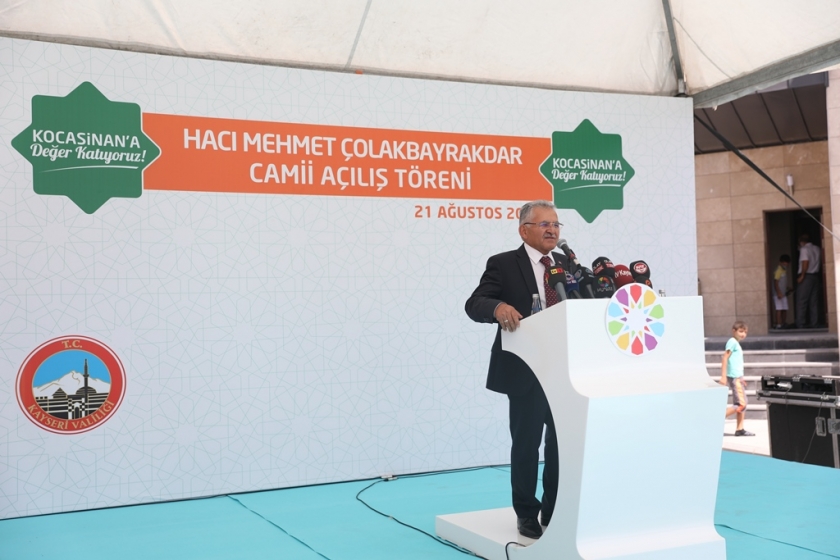 KOCASİNAN’DA HACI MEHMET ÇOLAKBAYRAKDAR CAMİİ İBADETE AÇILDI