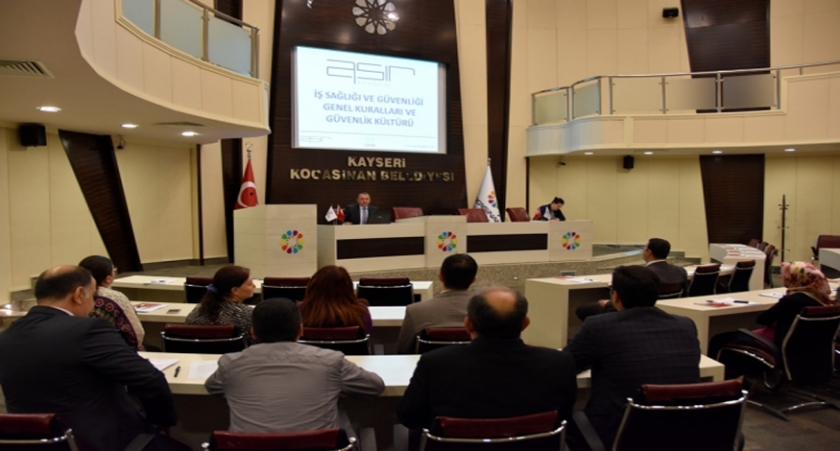 KOCASİNAN BELEDİYESİ İŞ GÜVENLİĞİNDE HASSAS DAVRANIYOR