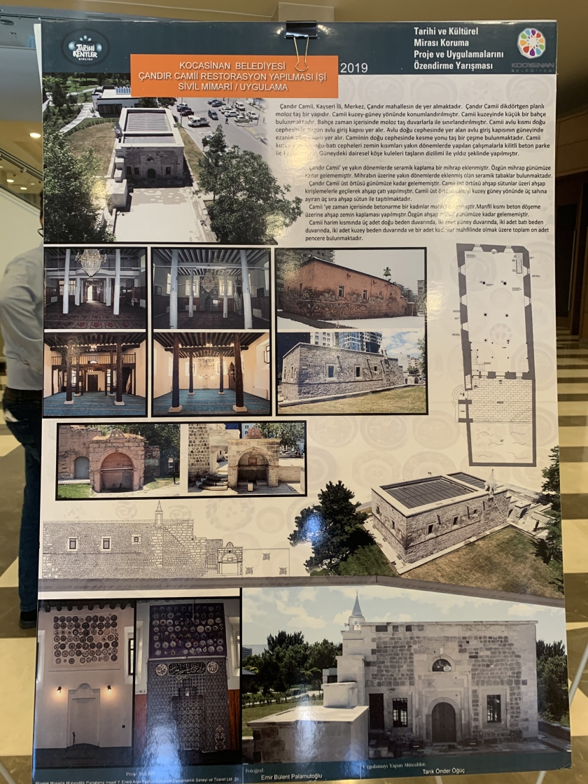 KOCASİNAN’IN TARİHLE GELECEĞİ BÜTÜNLEŞTİREN ÇALIŞMALARA TKB’DEN ÖDÜL