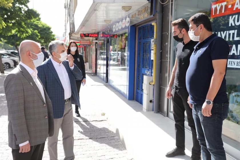 BAŞKAN ÇOLAKBAYRAKDAR’DAN MASKE, MESAFE VE HİJYEN DENETİMİ