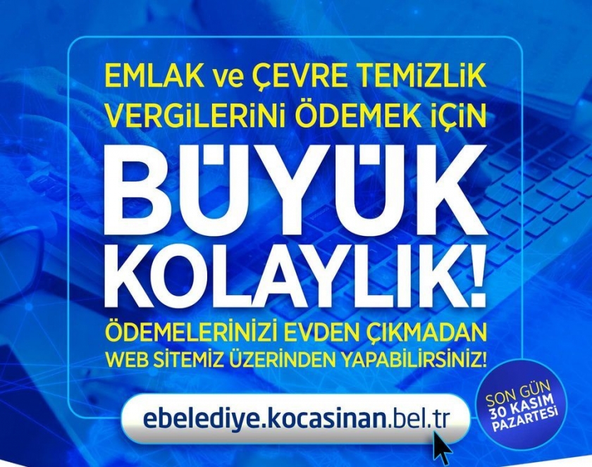 KOCASİNAN BELEDİYESİ’NDEN VERGİ MESAİSİ