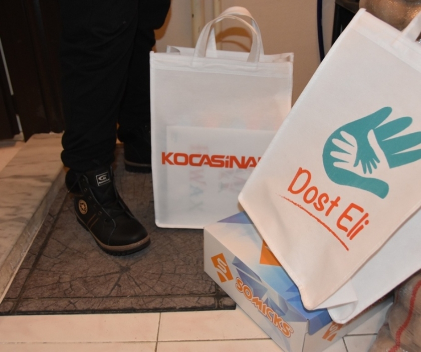 KOCASİNANLI ÇOCUKLARIN SOĞUK KIŞ GÜNÜNDE GÖNÜLLERİ ISINDI