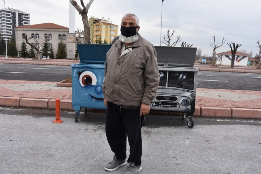 KOCASİNANLI, SEVİMLİ ÇÖP KONTEYNERLERİNİ ÇOK SEVDİ