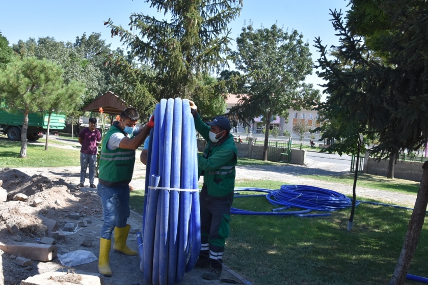 KOCASİNAN BELEDİYESİ, OTOMATİK SULAMA SİSTEMİYLE SU VE ENERJİ TASARRUFU SAĞLIYOR