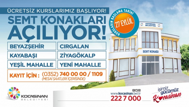 KOCASİNAN AKADEMİ’DE YENİ DÖNEM KAYITLAR BAŞLADI