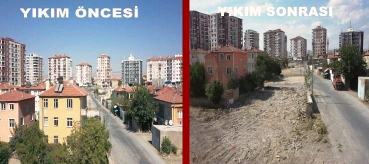 KOCASİNAN’DA DÖNÜŞÜMLE ESKİ BİNALAR YIKILARAK, MODERN BİR YAPILAŞMAYLA TAÇLANDIRILIYOR