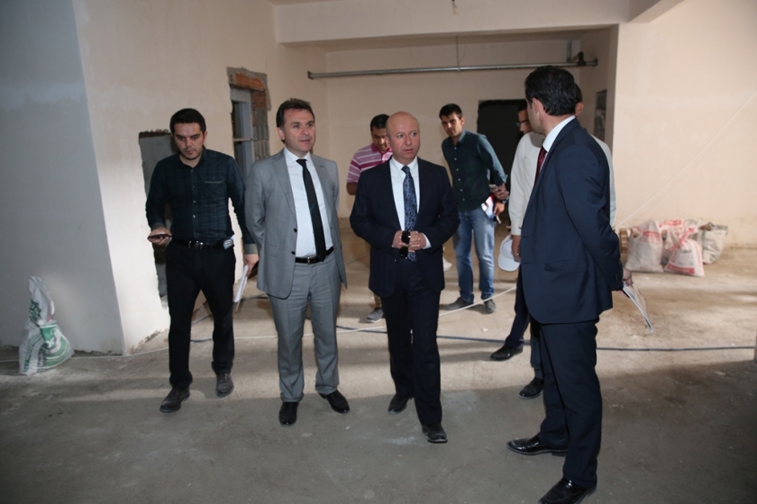 BAŞKAN ÇOLAKBAYRAKDAR’DAN KADIN GELİŞİM MERKEZİ İNŞAATINA SÜRPRİZ ZİYARET