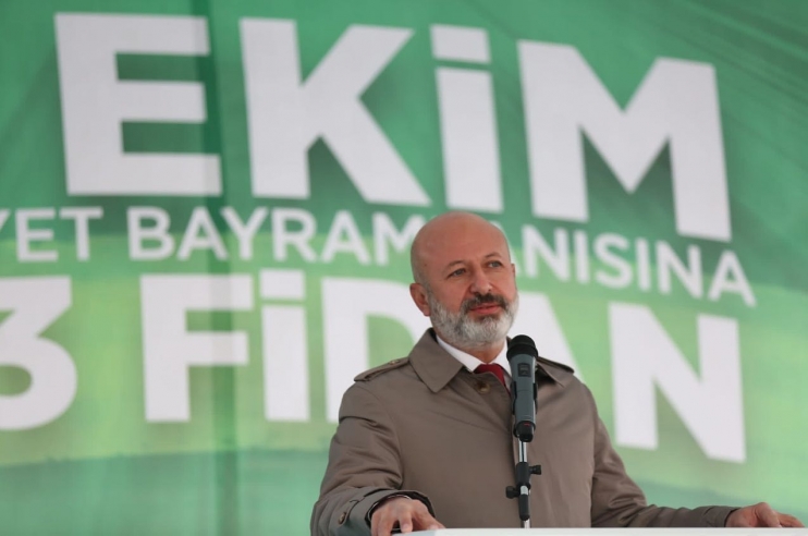 KOCASİNAN’DA CUMHURİYET BAYRAMI’NIN 98. YIL DÖNÜMÜ ANISINA ‘1923 AĞAÇ’ DİKİLDİ