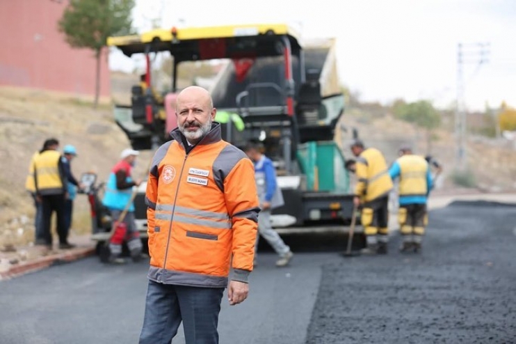 KOCASİNAN BELEDİYESİ’NDEN ASFALT REKORU