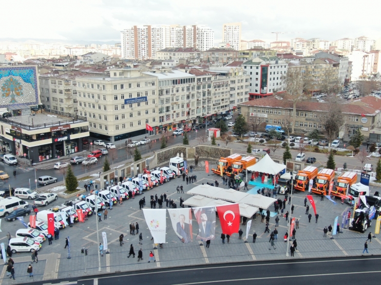 KOCASİNAN BELEDİYESİ, ARAÇ FİLOSUNA 37 YENİ ARAÇ EKLEYECEK