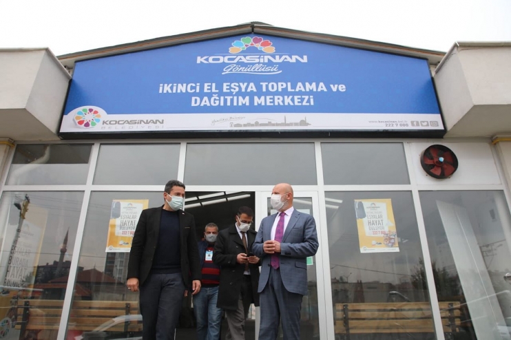 KOCASİNAN’DA İKİNCİ EL EŞYALAR DEĞERLENİYOR