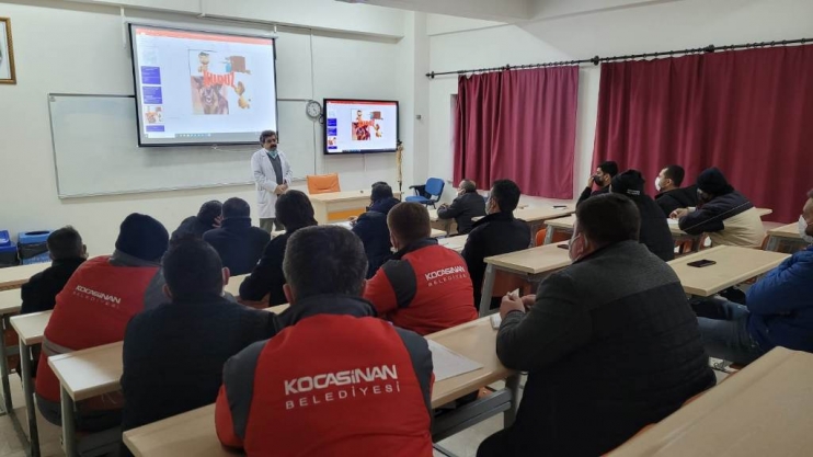 KOCASİNAN BELEDİYESİ’NDEN VETERİNERLİK PERSONELİNE SERTİFİKALI EĞİTİM