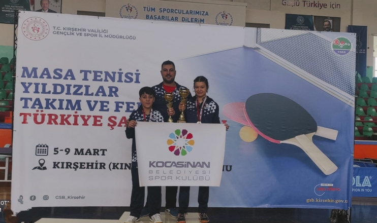 KOCASİNAN MASA TENİSİ TAKIM SPORCULARI’NDAN MADALYALARA AMBARGO