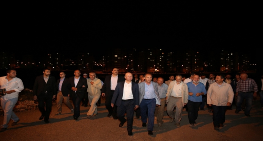 BAŞKAN ÇOLAKBAYRAKDAR GECE GÜNDÜZ DEMEDEN ÇALIŞIYOR