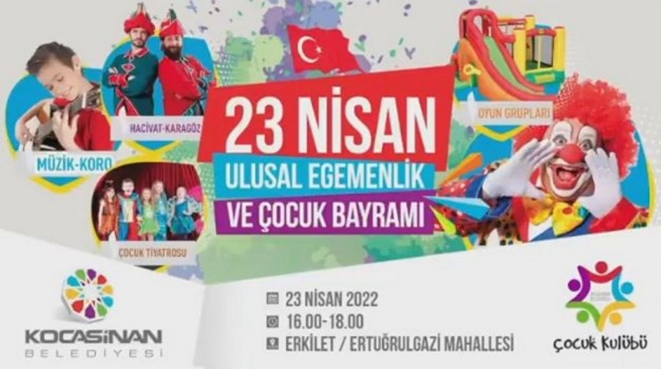 KOCASİNAN’DA DOLU DOLU 23 NİSAN