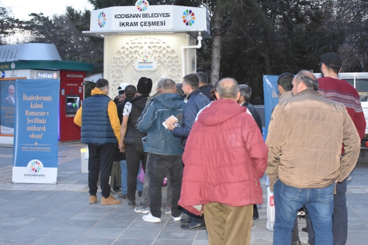 KOCASİNAN BELEDİYESİ, RAMAZAN AYI’NDA BİNLERCE VATANDAŞIN GÖNLÜNE DOKUNDU