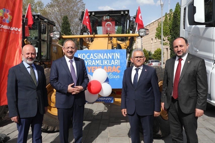 KOCASİNAN, 46 MİLYON 500 BİN TL’YE ALINAN 36 YENİ ARACI TANITTI
