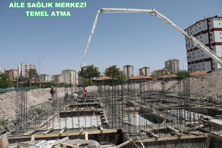 KOCASİNAN, YUNUSEMRE’DE AİLE SAĞLIK MERKEZİ’NİN TEMELİNİ ATTI