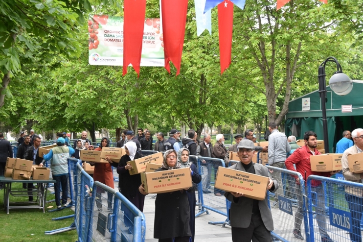 KOCASİNAN’IN DOMATES EFSANESİ GERİ DÖNDÜ