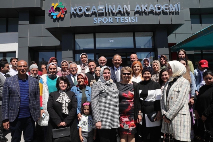 KOCASİNAN AKADEMİ MİMARSİNAN SPOR TESİSİNE MUHTEŞEM AÇILIŞ