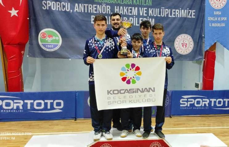 KOCASİNAN’IN MASA TENİSİ B TAKIMI, SÜPER LİGDE