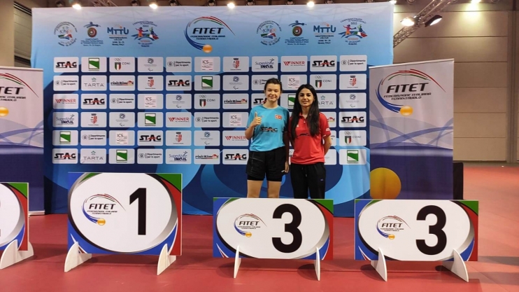KOCASİNAN’IN MİLLİ SPORCUSU AYŞE İZEL BİLGİÇ, İTALYA’DA TARİH YAZDI