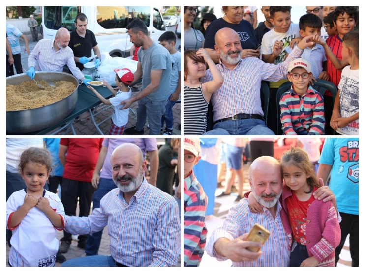 KOCASİNAN’LI ÇOCUKLAR, BAŞKAN ÇOLAKBAYRAKDAR İLE ŞENLENDİ