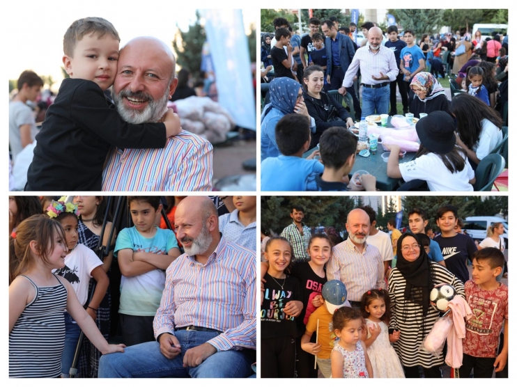 KOCASİNAN’LI ÇOCUKLAR, BAŞKAN ÇOLAKBAYRAKDAR İLE ŞENLENDİ