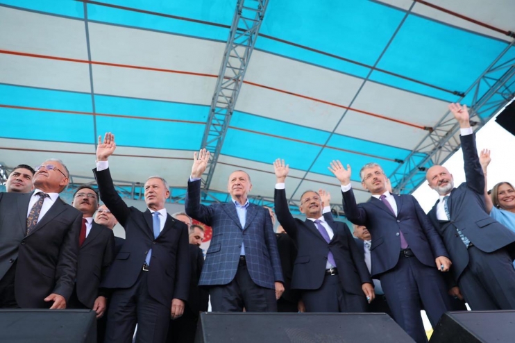 CUMHURBAŞKANI ERDOĞAN, KOCASİNAN’IN 350 MİLYON TL’LİK 44 YATIRIMIN AÇILIŞINI GERÇEKLEŞTİRDİ