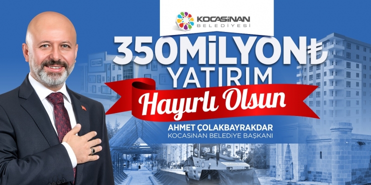 CUMHURBAŞKANI ERDOĞAN, KOCASİNAN’IN 350 MİLYON TL’LİK 44 YATIRIMIN AÇILIŞINI GERÇEKLEŞTİRDİ