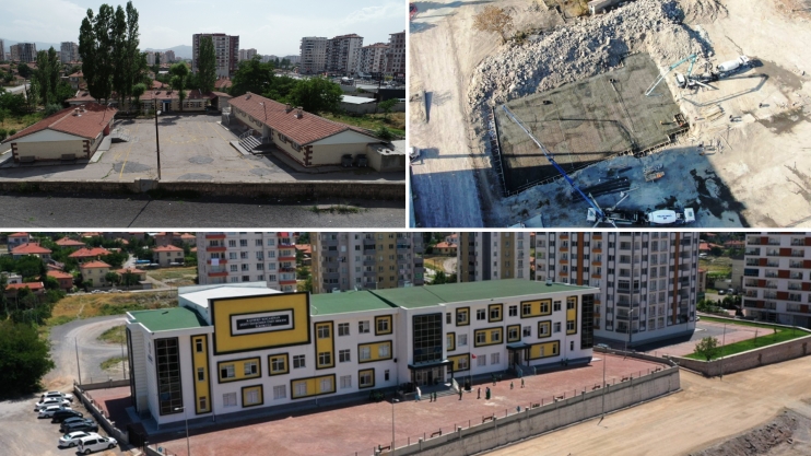 BAŞKAN ÇOLAKBAYRAKDAR, DÖNÜŞÜMLE UĞUREVLER’E DAHA MODERN OKUL KAZANDIRDI
