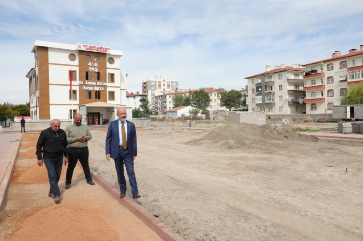BAŞKAN ÇOLAKBAYRAKDAR; “YEŞİL ALAN AĞIRLIKLI PARKLARLA ŞEHRİN YEŞİL ORANINI ARTIRIYORUZ”