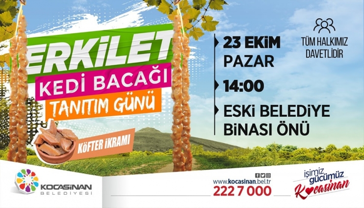 BAŞKAN ÇOLAKBAYRAKDAR’DAN ERKİLET KEDİ BACAĞI TANITIM GÜNÜ’NE DAVET