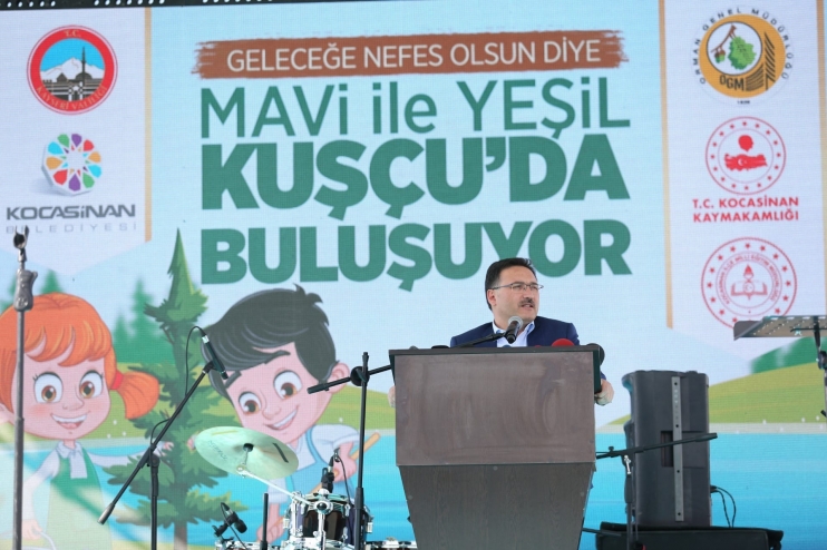 VALİ GÖKMEN ÇİÇEK; “KUŞÇU BÖLGESİNE, 12 MİLYON AĞAÇ DİKECEĞİZ”