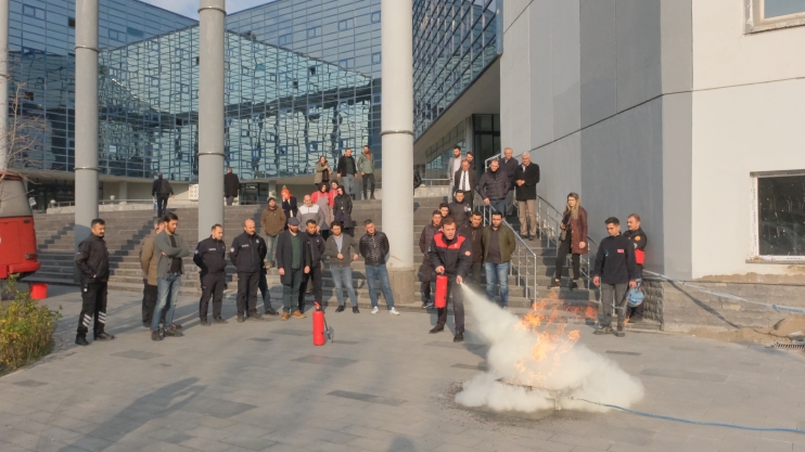 KOCASİNAN’DA YANGIN TATBİKATI GERÇEĞİ ARATMADI