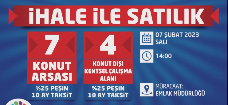 KOCASİNAN’DAN YÜZDE 25 PEŞİN, 10 AY TAKSİTLİ YILIN İLK BÜYÜK FIRSATI